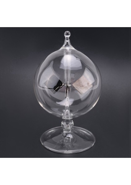 2x Güneş Dolandırıcıları Radyometre Cam Yel Değirmeni El Yapımı Oyuncak Parti Ev Dekorasyon Si Şeffaf (Yurt Dışından) indirimleri