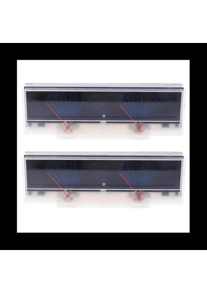 2x Vu Metre Ses Güç Amplifikatör Paneli Çift Analog Seviye Db Metre Arka Işıklı (Yurt Dışından)