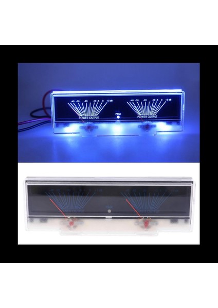 2x Vu Metre Ses Güç Amplifikatör Paneli Çift Analog Seviye Db Metre Arka Işıklı (Yurt Dışından) modelleri