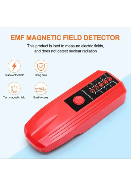 Radyoaktif Dedektör LED Göstergeleri Radyoaktif Sayacı Hassas Konumlandırma 50/60Hz Frekans Izleme Emf Tester-A (Yurt Dışından) fiyatları