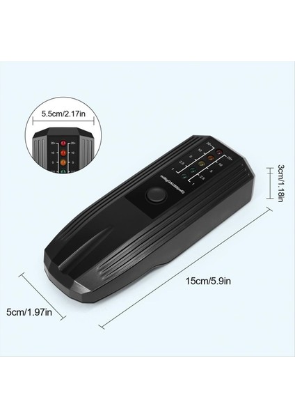 Radyoaktif Dedektör LED Göstergeleri Radyoaktif Sayacı Hassas Konumlandırma 50/60Hz Frekans Izleme Emf Tester-A (Yurt Dışından) modelleri
