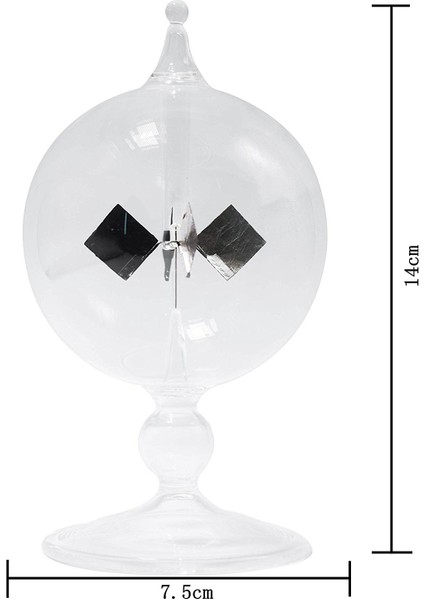 Açık Güneş Enerjisi Radyometresi Güneş Işığı Enerji Eğirme Kanatları Cam Radyometre Bilimi Eğitim Işık Değirmeni (Yurt Dışından) modelleri