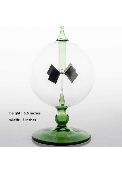 2x Yeşil Güneş Enerjisi Radyometresi Dolandırıcılar Güneş Enerjisi Eğirme Kanatları Yel Değirmeni Ev Masası Dekorasyon (Yurt Dışından) indirimleri