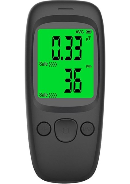 Elektromanyetik Radyasyon Test Cihazı Çok Fonksiyonlu El Dijital LCD Dedektörü Ev Açık Siyah Için Sıcaklık Test Cihazı (Yurt Dışından)