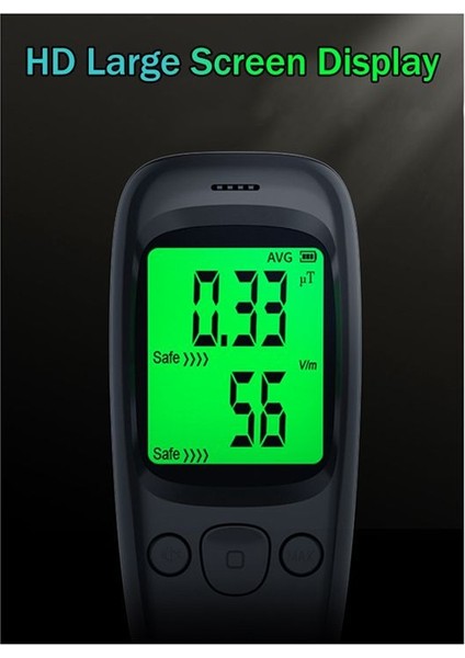 Elektromanyetik Radyasyon Test Cihazı Çok Fonksiyonlu El Dijital LCD Dedektörü Ev Açık Siyah Için Sıcaklık Test Cihazı (Yurt Dışından) modelleri