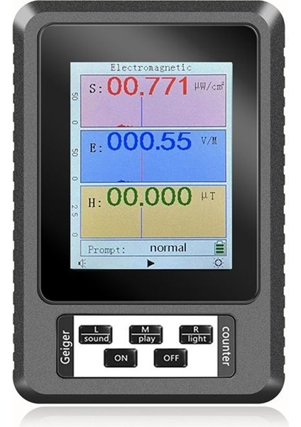 Taşınabilir Elektromanyetik Radyasyon Dedektörü Emf Metre Radyasyon Dozimetre Monitör Test Cihazı Yüksek Doğruluk Profesyonel Xr-2 (Yurt Dışından)