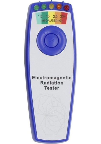 K2 Elektromanyetik Alan Emf Gauss Metre Avcılık Dedektörü Taşınabilir Manyetik Alan Detektörü 5 LED Gauss Metre Mavi (Yurt Dışından) fiyatları
