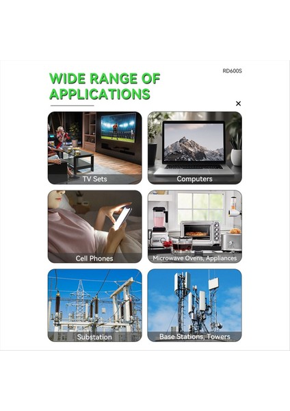 RD600S 3 Dere 1 Elektromanyetik Radyasyon Test Cihazı Taşınabilir Handheld Radyo Frekans Alan Test Cihazı Taşınabilir Dijital Emf Ölçer (Yurt Dışından) fırsatları