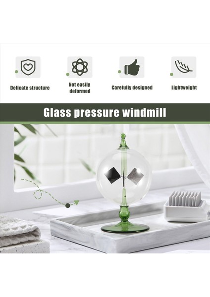 Yeşil Güneş Power Radyometre Crookes Güneş Enerjisi Dönen Panyaplar Yel Değirmeni Ev Masası Dekorasyon (Yurt Dışından) indirimleri