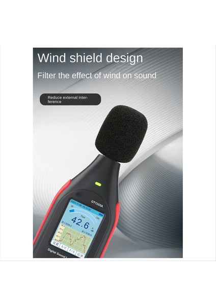 Kondenser Mikrofonlu Dijital Gürültü Ölçer Dijital Ses Seviyesi Metre Gürültü Test Cihazı Ses Dedektörü Yedi Monitör (Yurt Dışından) modelleri