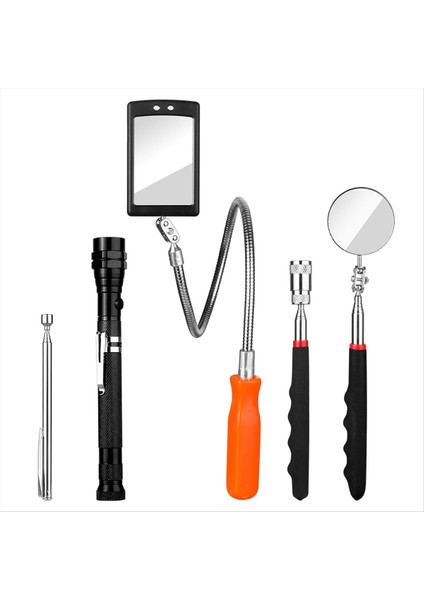 Teleskoping Manyetik Pikap Aracı Seti Mekanik Denetimi ile Mıknatıs El Feneri 360 Mekanik Kontrolü Için Döner (Yurt Dışından)