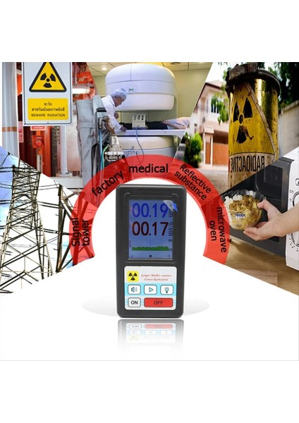 Br-6 Geıger Sayıt Nükleer Radyasyon Dedektörü Kişisel Dozimetre X-Ray Beta Gama Detektörü LCD Radyoaktif Test Merkezi (Yurt Dışından) fırsatları