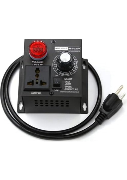 Ac Motor Hız Denetleyicisi 120V Değişken Hız Denetleyicisi Fan Hız Kontrolörü Motor Değişken Voltaj Regülatörü Us Fişi (Yurt Dışından) modelleri