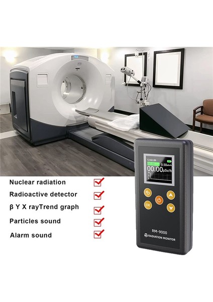Radyasyon Monitörü Geıger Sanaşı Nükleer Radyasyon Dedektörü Dozimetre El Beta/x/y Işınları Test Ekipmanı (Yurt Dışından) fiyatları