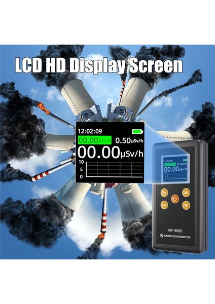 Radyasyon Monitörü Geıger Sanaşı Nükleer Radyasyon Dedektörü Dozimetre El Beta/x/y Işınları Test Ekipmanı (Yurt Dışından) modelleri