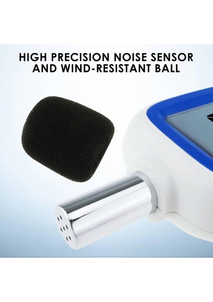 Veri Günlüğüne Sahip Desibel Metre Akıllı Telefon/ipad&#39 De Uygulama Veri Kaydını Etkinleştir 30DB Ila 130DB Ses Seviyesi Sayacı Ev Için (Yurt Dışından) fırsatları