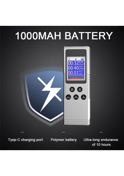 Elde Taşınır Nükleer Radyasyon Dedektörü Ev Laboratuvarı Dijital LCD Ekran Çok Fonksiyonlu Radyoaktif Geiger Counter-B (Yurt Dışından) modelleri