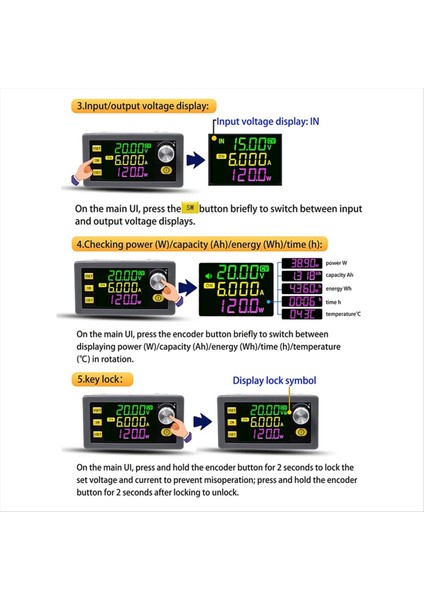 SK120 Dc Buck Boost Dönüştürücü Cnc Ayarlanabilir Düzenlenmiş Güç Kaynağı Sabit Voltaj Akım Güneş Şarj Modülü 6A (Yurt Dışından) fiyatları