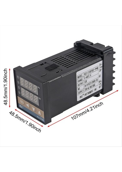 Pıd-Sıcaklık Kontrolörü REX-C100 Termostat Kiti Yüksek Voltaj 100ACV-240ACV+ Ssr Rölesi 40DA+ K Prob (Yurt Dışından) modelleri