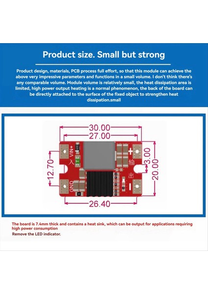 Dc Dc Akış Aşağı Voltaj Azaltma Modülü Verimliliği% 96 Model Yüksek Güçlü Antihipertansif Kartı Düşük Dalgalanma 5V (Yurt Dışından) indirimleri