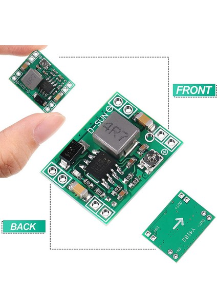 60 Pcs Mını MP1584EN Dc-Dc Buck Dönüştürücü Ayarlanabilir Güç Kaynağı Modülü 24V-12V 9V 5V 3V Azaltılmış Voltaj Regülatörü (Yurt Dışından) indirimleri