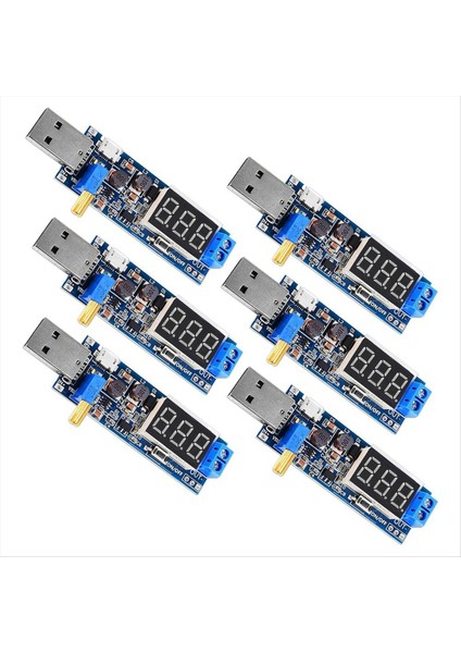 6pcs USB Buck Boost Dönüştürücü 3 5V-12V-1 2V-24V Dc-Dc Adım Yukarı Adım Güç Kaynağı Modülü Voltaj Regülatörü (Yurt Dışından)