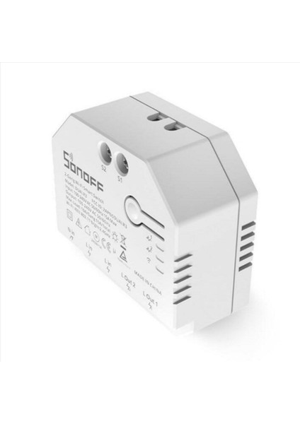2x Sonoff Dual R3 Akıllı Wifi Anahtar 2 Yollu Kontrol Dıy Mini Anahtar Güç Ölçüm Alexa Home Aracılığıyla 2 Çete Ses Kontrolü (Yurt Dışından) fırsatları
