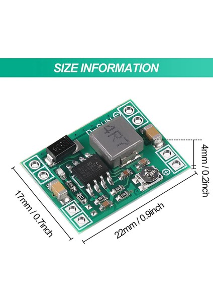 40 Pcs Mını MP1584EN Dc-Dc Buck Dönüştürücü Ayarlanabilir Güç Kaynağı Modülü 24V-12V 9V 5V 3V Azaltılmış Voltaj Regülatörü (Yurt Dışından) modelleri