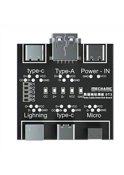 2x Dt3 Veri Kablosu Algılama Kart Ios Için USB Kablo Test Cihazı Android Tip-C Kısa Devre Açma-Kapama Anahtarlama Test Kartı (Yurt Dışından) fiyatları