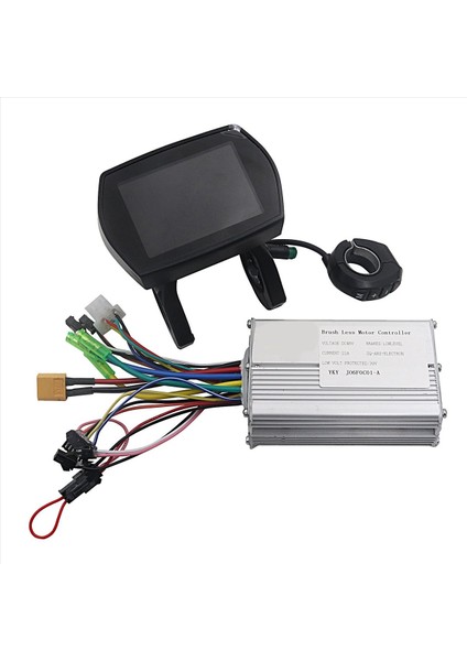 Elektrikli Scooter 48V 21A Akıllı Fırçasız Kontrolör+Lcd Ekran Kugoo G2 Pro Elektrikli Scooter Için 5pin Gösterge Tablosu (Yurt Dışından)