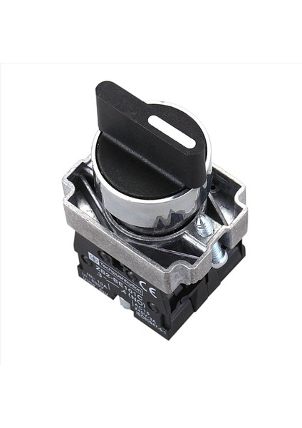 8pcs 22MM Mandal 2 No 3-Positeli Döner Seçici Seçme Anahtarı ZB2-BE101C Siyah (Yurt Dışından) modelleri