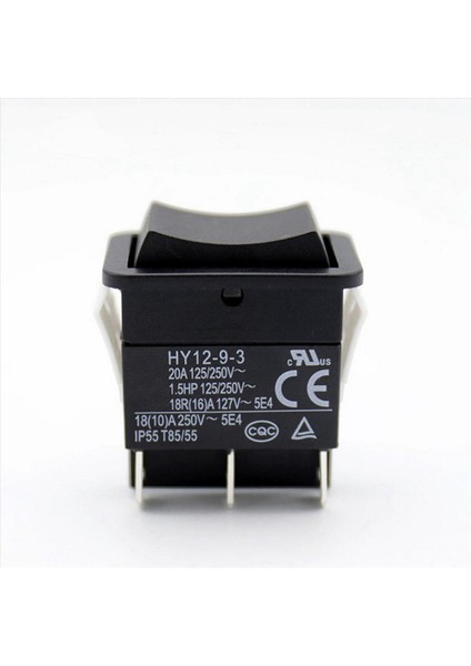 4x Rocker Switch HY12-9-3 6pins Endüstriyel Elektrik Rocker Switch 125V/250V Pushbutton (Yurt Dışından) indirimleri