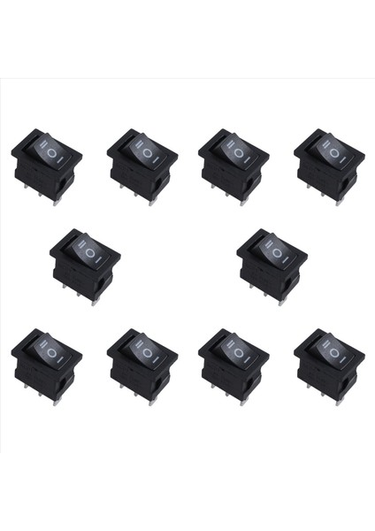 10X Spdt On-On-On-On-On 3 Pozisyon Ac 250V/6A 125V/10A (Yurt Dışından)