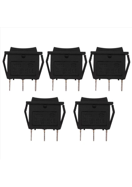 5x AC15A/250V 20A/125V 3 Pın Spdt On-On-On-On-On-On-On Pozisyon Snap Rocker Swıtch (Yurt Dışından)