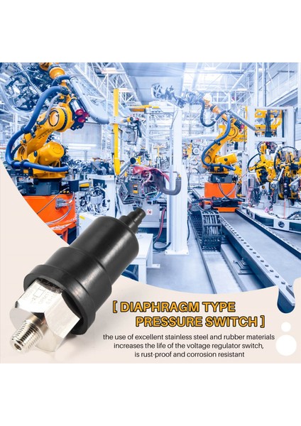 Güvenilir 1/8 Inç Bağlantı Noktası Ayarlanabilir Diyafram Tipi Basınç Anahtarı Nozul QPM11-NC (Yurt Dışından) indirimleri