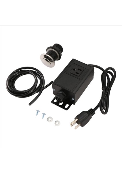 Çöp Bertaraf Hava Anahtarı Kiti Çöp Bertaraf Düğmesi Çöp Bertaraf Anahtarı Düğmesi Atık Bekleyici Aç/kapalı Abd Fişi (Yurt Dışından)