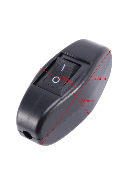 8x Siyah Yatak Odası Kapalı Düğme Satır Anahtarı 6A/250VAC 10A/125VAC (Yurt Dışından) fırsatları