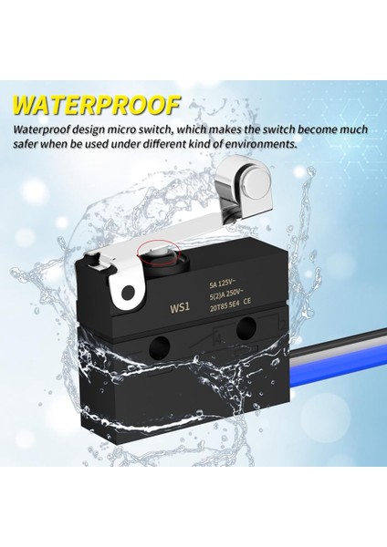 Laver Ws1 IP67 Su Geçirmez Mini Anahtar Tel Tipi Mini Anahtar Silindir Su Geçirmez Mini Anahtar (Yurt Dışından) modelleri