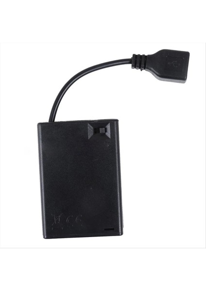 USB Dişi Konnektöre Bağlı Kapak ve Anahtarlı 3xaa Pil Kutusu USB Dişi Soket Pil Tutucusu (Yurt Dışından) fiyatları