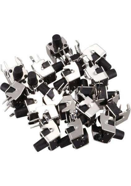 20 Pcs Anlık Dik Açılı Dokunma Itme Düğmesi Anahtarı 6 x 6mm x 8mm (Yurt Dışından)