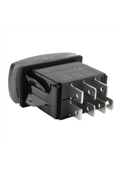 7pin Lazer Anlık Rocker Anahtarı Vinç Vinçinde Vinç 12V On-Off-On-On LED Açık Yeşil (Yurt Dışından) modelleri