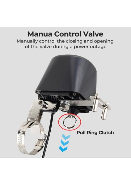 Wifi Robot Su Geçirmez Valf Tuka Akıllı Uzaktan Kumanda Uygulaması Uzaktan Kumanda Su Borusu Gaz Kablosuz Valf Anahtarı Abd Fiş (Yurt Dışından)