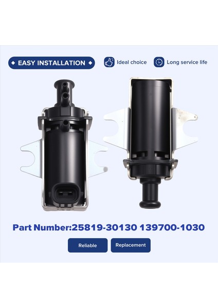 25819-30130 Otomobil Teneke Kutu Tahliyesi Solenoid Deşarj Solenoid Toyota Için 139700-1030 Anahtarlama Valf Solenoid (Yurt Dışından) indirimleri