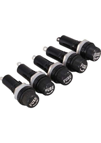 5 Pcs Ac 125V 15A 6 x 30MM Panel Montaj Sigorta Tutucu (Yurt Dışından)