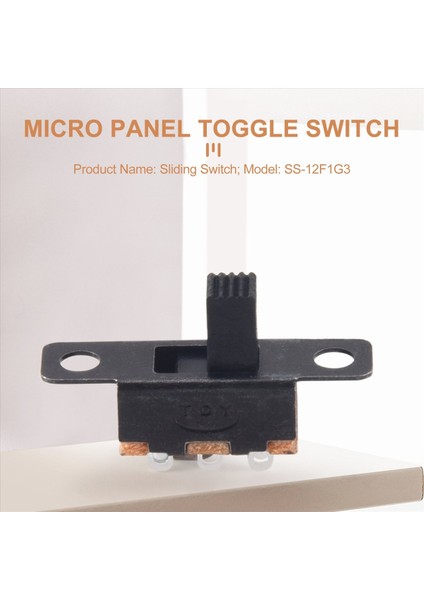 50 Pc On/on 2 Konum 1P2T Spdt Mini Panel Slayt Anahtarı Lehim Lug SS12F1-G3 (Yurt Dışından) fırsatları