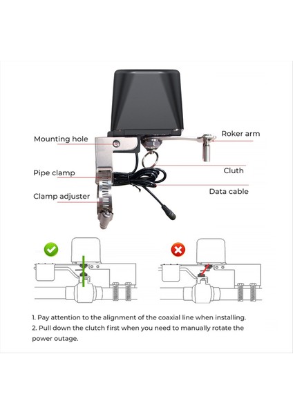 Wifi Robot Su Geçirmez Valf Tuka Akıllı Uzaktan Kumanda Uygulaması Uzaktan Kumanda Su Borusu Gaz Kablosuz Valf Anahtarı Abd Fiş (Yurt Dışından) fiyatları