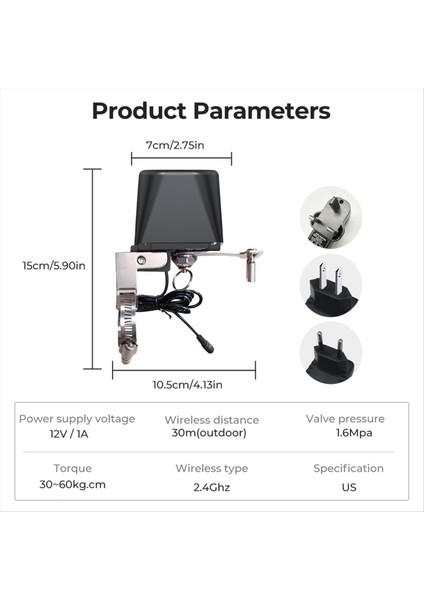 Wifi Robot Su Geçirmez Valf Tuka Akıllı Uzaktan Kumanda Uygulaması Uzaktan Kumanda Su Borusu Gaz Kablosuz Valf Anahtarı Abd Fiş (Yurt Dışından) fırsatları
