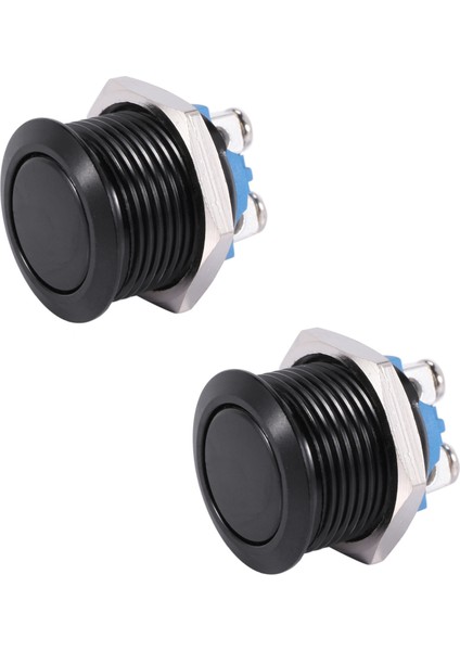 2x Korna Anahtarı Korna Düğmesi Push Düğme Anahtarı Araç Için 16MM 12V (Yurt Dışından)