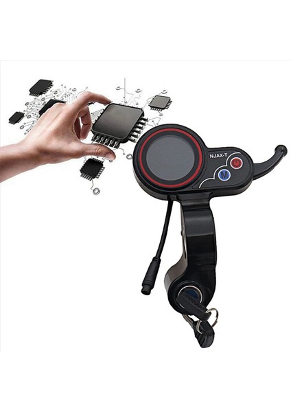 Njax-T Gaz Geri Kilitli LCD Ekran Ölçer Için 2x Anahtar Anahtarlı Ekran Ölçer Ayarlanabilir Hızlandırıcı 6 Pin (Yurt Dışından) indirimleri