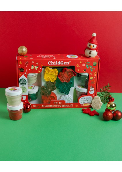 Doğal Oyun Hamuru - Mega Premium Yeni Yıl Seti